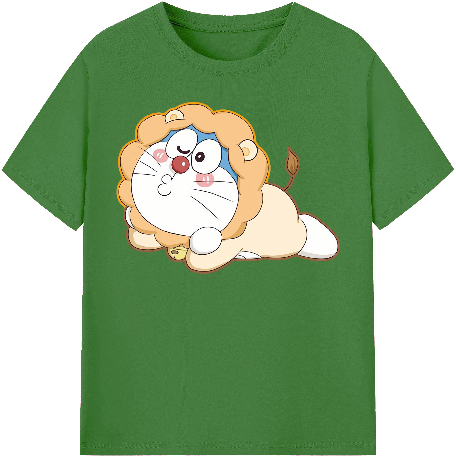 （画像用） ドラえもん Doraemon レディースカジュアルプリントTシャツ（綿100％）